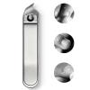 BABETRUE Nail Clipper Kit Portable Nail Clipper Kit for Men and Women, Stainless Steel Nail Clippers with Leather Travel Case, 5 Pieces Manicure Kit Nail Clippers Set view 4