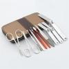 BABETRUE Nail Clipper Kit Manicure Set Nail Clipper Kit, 10 Pieces Stainless Steel Professional Manicure Grooming Kit, Personal Portable Nail Care Tools with Travel Case Nail Clippers Set view 4
