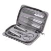 BABETRUE Nail Clipper Kit Nail Clipper Set, 6pcs/Set Manicure Kit, Personal Care Manicure Tools, Professional Manicure Grooming Set with PU Leather Case Nail Clippers Set(Gray) view 1