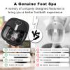 HOSPAN Collapsible Foot Spa Electric Rotary Massage, Foot Bath with Heat, Bubble, Remote, and 24 Motorized Shiatsu Massage Balls. Pedicure Foot Spa for Feet Stress Relief - FS02A view 3