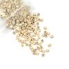 1000 Pcs Silicone Lined Micro Links Beads 4.0 mm Tinsel Beads for Hair Extensions (Blonde) view 2