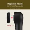 Premium Facial Cleansing Brush,Waterproof Face Scrubber,Spin & Sonic Modes with 3 Intensities,Magnetic 3-Head System for Deep Pore Cleaning, Gentle Exfoliation & Sensitive Skin Care - for Women & Men view 3