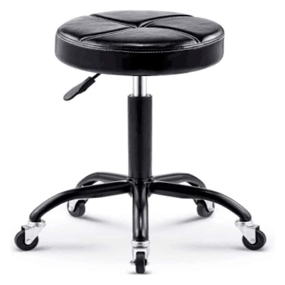 Dining Chairs Rolling Stool Round Office Chair Desk Chair Rolling Stools Stool On Wheels Rolling Drafting Stool Chair With Adjustable Height For Office And Massage Spa Medical Salon Tattoo Beauty Salo