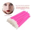100 PCS Lip Brush, Disposable Lip Brushes Lip Gloss Applicators Lipstick Gloss Wands Applicator Perfect Makeup Tool Kits(Rose Pink) view 3