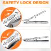 Nail Clippers for Men Thick Nails, Heavy Duty Slanted Toenail Clippers for Seniors Ingrown Toenails with Safety Lock, Large Fingernail Clipper Long Handle Nail Cutter Gifts for Men Women Adults view 4