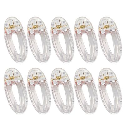 10 PCS Clear Hair Pins Hair Accessories Clear Hair Grips Acrylic Small Hair Clip Hair Clamp For Hair