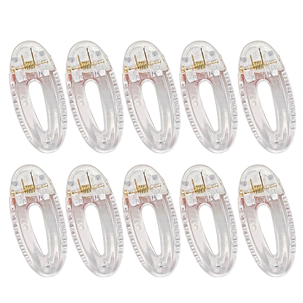 10 PCS Clear Hair Pins Hair Accessories Clear Hair Grips Acrylic Small Hair Clip Hair Clamp For Hair