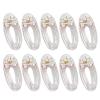 10 PCS Clear Hair Pins Hair Accessories Clear Hair Grips Acrylic Small Hair Clip Hair Clamp For Hair view 1