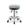 WENJIEKK Dining Chairs Salon Chairs for Beauty Roller Salon Stool Chair, 360 Barber Pulley Chair Adjustable Stainless with 5 Wheels, Spa Beauty Manicure Tattoo Kitchen(J) view 1