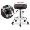 WENJIEKK Dining Chairs Salon Chairs for Beauty Roller Salon Stool Chair, 360 Barber Pulley Chair Adjustable Stainless with 5 Wheels, Spa Beauty Manicure Tattoo Kitchen(J) view 3