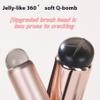 Casbomy Silicone Lip Brushes, 2pcs Mini Silicone Brush, Portable concealer Makeup Brushes and Lip Brush, Lip Gloss, Lipstick, and Concealer - Comes with Dust Cap. view 4