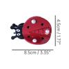 Funny Big Ladybug Hair Clip,Acetate Hair Clip,Small Claw Clip for Women,Red, 1 Count (Pack of 1) view 2