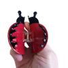 Funny Big Ladybug Hair Clip,Acetate Hair Clip,Small Claw Clip for Women,Red, 1 Count (Pack of 1) view 4