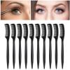 Pyhodi 10pcs Eyelash Comb, Portable Reusable Professional Beauty Makeup Eye Lashes Separator Tool for Neat Eyelashes, Black view 3