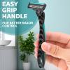 Leriton 50 Pcs Men's Disposable Razors Bulk 3 Blade Men Razors for Head Sensitive Skin Comfortable Shave view 3