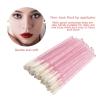 100 PCS Glitter Crystal Lip Brush, Disposable Lip Brushes Lip Gloss Applicators Lipstick Gloss Wands Applicator Perfect Makeup Tool Kits (Crystal Pink) view 4