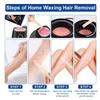 SUMAX Wax Beads for Hair Removal Sensitive Skin - 2 Packs Gentle Hair Removal for Face, Eyebrow, Legs - Waxing Beads for Brazilian Wax Beans for Women and Men - Honey view 4