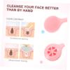 NOLITOY 9pcs Silicone Facial Cleansing Brush for Women Soft Exfoliating Tool for Deep Cleaning and Blackhead Removal for Family and Friends view 3