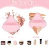 5 Pieces Powder Puff Face Soft Triangle Make up Puff for Loose Powder Body Powder, Velour Make up Blender Sponge Foundation Blending Sponges Set Beauty Make up Tools view 2
