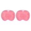 2PCS Shower Foot Scrubber Mat Back Wall Mounted Non-Slip Suction Cups silicone body scrubber for Use in Shower Cups Washer Back Exfoliating Bath Wash Pad Foot Cleaner for Men and Women view 1