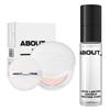 ABOUT TONE Sebum Cut Powder Pact + Long Lasting Makeup Coating Fixer BUNDLE SET view 1