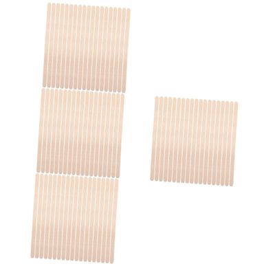 NOLITOY 400pcs Wooden Waxing Sticks Applicator Tool for Hair Removal Eyebrow Shaping Waxing Comfortable Edge Design Versatile for Various Uses