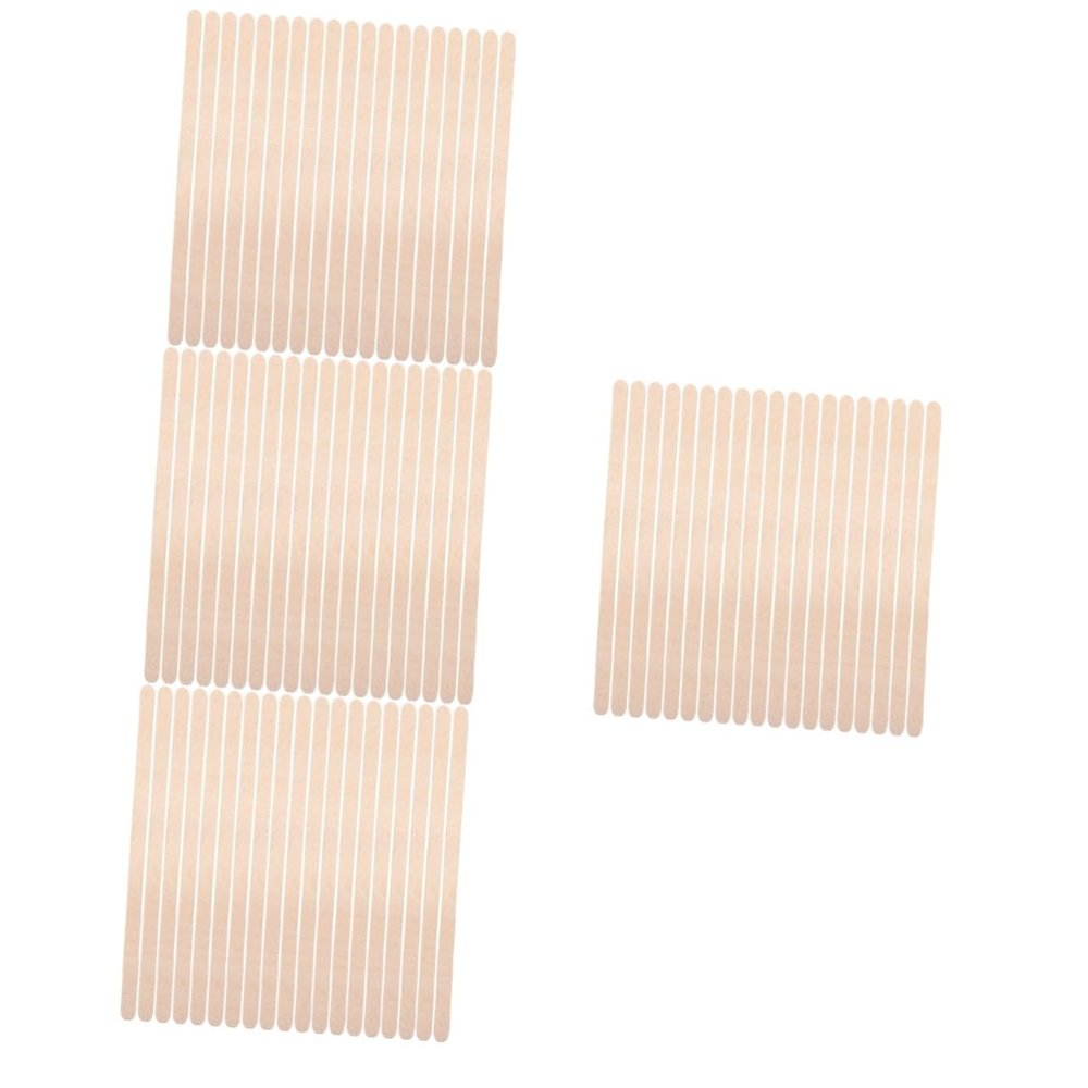 NOLITOY 400pcs Wooden Waxing Sticks Applicator Tool for Hair Removal Eyebrow Shaping Waxing Comfortable Edge Design Versatile for Various Uses