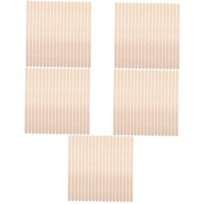 NOLITOY 5sets Wooden Stick Applicator Hair Removal Waxing Sticks for Hair Waxing Tool Small Set Multifunctional for Eyebrows 100pcs*5