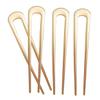 HONMEET 4pcs Safe Material Vintage Hairpin u Shape Hairpin for Women Girls Elegant Bow Decor Easy to Use view 1