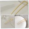 HONMEET 4pcs Safe Material Vintage Hairpin u Shape Hairpin for Women Girls Elegant Bow Decor Easy to Use view 3