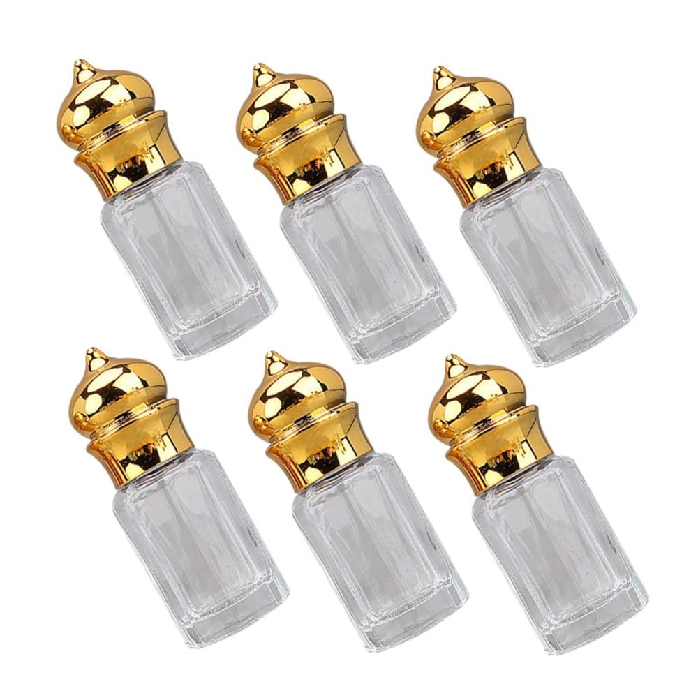 SKISUNO 6pcs Essential Oil Travel Bottle Refillable Perfume Bottles for Diffuser Oil