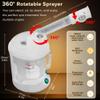 Easy to Clean Facial Steamer, Portable Nano Ionic Face Steamer for Facial Deep Cleaning, with 360 Rotating Arm, 300ML Large Capacity, with Aromatherapy Diffuser, Warm Mist view 3
