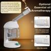 Easy to Clean Facial Steamer, Portable Nano Ionic Face Steamer for Facial Deep Cleaning, with 360 Rotating Arm, 300ML Large Capacity, with Aromatherapy Diffuser, Warm Mist view 4