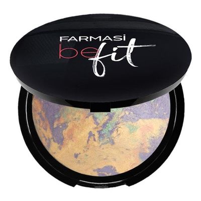 Farmasi Be Fit CC Powder, 11g/0.39oz - Color Correcting and Mattifying Powder for a Natural Finish - Lightweight, Long-Lasting, and Suitable for All Skin Types