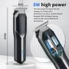 WAIKIL WL-1451 Hair Beard Clipper Trimmer for Men, Cordless Professional barber hair cutting trimming kit,USB Rechargeable view 2