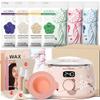 KOTAMU Waxing Kit for Women & Men, Professional Wax Warmer for Hair Removal with Silicone Pot, Wax Kit for Coarse Thick Fine Fuzzy Hair & Sensitive Skin, Waxing Warmer for Home Salon Use view 1