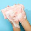 5Pcs Exfoliating Mesh Soap Pouch Bubble Foam Net Bag for Shower Saver Pouch Drawstring Foaming Net Soap Bag for Body Facial Cleaning Tool, 5 Colors Used Repeatedly, Cleansers, Facial Cleansing Bars view 3