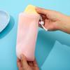 5Pcs Exfoliating Mesh Soap Pouch Bubble Foam Net Bag for Shower Saver Pouch Drawstring Foaming Net Soap Bag for Body Facial Cleaning Tool, 5 Colors Used Repeatedly, Cleansers, Facial Cleansing Bars view 4