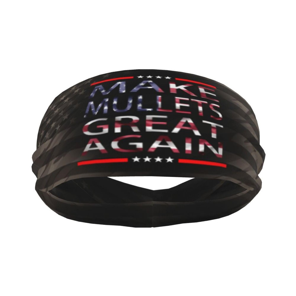 Piguncle Make Mullets Great Again 2 Sports Sweatband Defense Zone: Premium Quality Headbands for Active Lifestyles