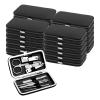 12pack Manicure Set in Bulk, Nail Clippers Kit Stainless Steel Fingernail Clippers Set, Sturdy Nail Tip Cutter Trimmers Professional Grooming Toenail Clippers Personal Pedicure Kits (8-in-1, Black) view 1