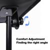 Generic Tattoo Arm Rest Stand Iron Handrails, Professional Tattoo Armrest, Foldable Sponge Pad Tattoo Arm Leg Rest Stand Tripod with Adjustable Height for Tattoo Studio view 4