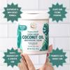 InfiniStore Mini Cosmetic Spatula & Gentle Exfoliating Sponge Bundle with   Extra Virgin, Coconut Oil, Moisturizing Cream, 16oz Each - All Skin Types, For Softer & Hydrated Skin (2) view 2