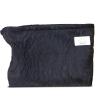 HAPPYHEIDI Large Floral Black Quilted Makeup Bag Cosmetic Toiletry Travel Pouch Purse Organizer, Canvas Lined, Embroiddered Flowers view 1
