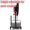 AoForce Tattoo Arm Rest Stand Adjustable with PU Leather Panel Professional Arm Rest Stand Portable Tattoo Armrest Tattoo Arm Stand Iron Support Frame view 4