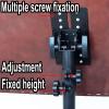 AoForce Tattoo Arm Rest Stand Made of Iron Support Frame with PU Leather Panels Adjustable Height Professional Heavy Equipment for Tattoo Studio(Brown) view 3