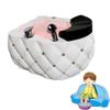 Acrylic Pedicure Bowl, foot massage basin, foot soaking tub, Bath Basin for Foot Soaking, Massage Footbath Foot Spa, Pedicure Spa Bathtub with Hot and Cold Water, Pedicure Sink for Home Foot Bath(Whit view 1