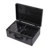 Barber Case Professional Barber Carry Case Portable Aluminum Cosmetic Case Hairdressing Toolbox Storage Box Travel Barber Suitcase For Hair Stylist Pet Groomer Beauty Salon Makeup Artist (Black) view 1