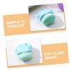 AUTSUPPL Cat Makeup Brush Portable Foundation and Concealer Brush for Travel Cute Bristles for Gentle Application for Women and Girls view 3