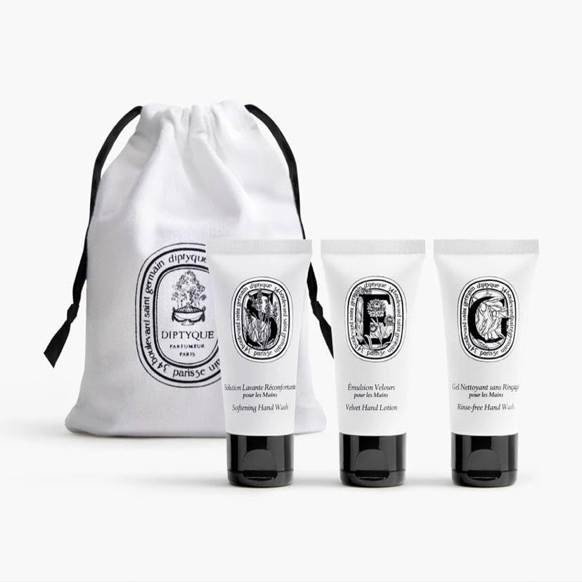 Diptyque THE ART OF HAND CARE Travel Set