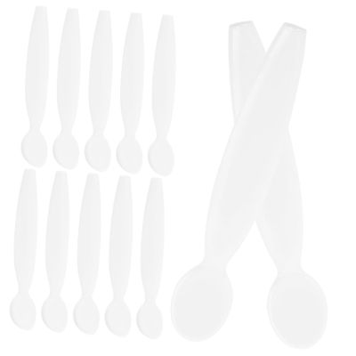 AUTSUPPL 20pcs Makeup Spatulas for Cream Application Lightweight Cosmetic Spoons for Facial Use Reusable Beauty Scoops for Lotions Eye Creams and Masks